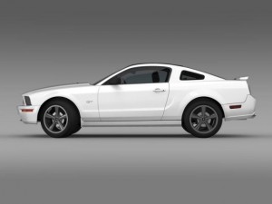 ford mustang glassroof gt 2009 Modèle 3D