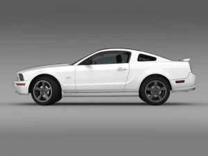 ford mustang glassroof gt 2009 3D Model