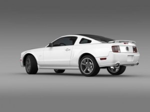 ford mustang glassroof gt 2009 Modèle 3D
