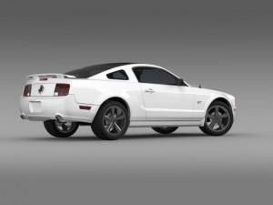ford mustang glassroof gt 2009 Modèle 3D