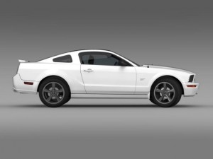 ford mustang glassroof gt 2009 Modèle 3D