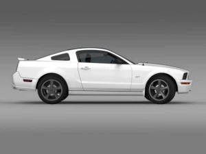 ford mustang glassroof gt 2009 3D Model