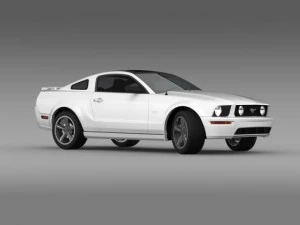 ford mustang glassroof gt 2009 3D Model
