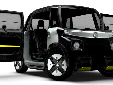 Vauxhall Rocks e HQ Interior 2025 3D Model