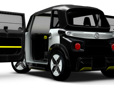 Vauxhall Rocks e HQ Interior 2025 3D-Modell