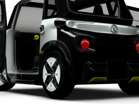 Vauxhall Rocks e HQ Interior 2025 3D Model