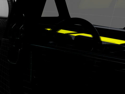 Vauxhall Rocks e HQ Interior 2025 3D Model