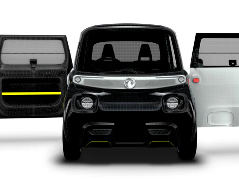 Vauxhall Rocks e HQ Interior 2025 3D Model