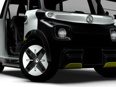 Vauxhall Rocks e HQ Interior 2025 3D Model