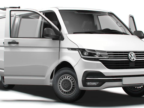 VW Transporter Van T6 L1H1 HQ Int Valve 2020 Modèle 3D