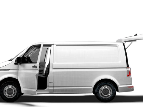 VW Transporter Van T6 L1H1 HQ Int Valve 2020 3D Model