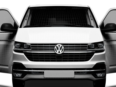 VW Transporter Van T6 L1H1 HQ Int Valve 2020 3D Model