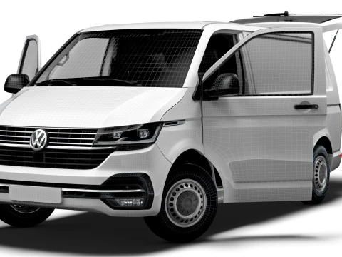 VW Transporter Van T6 L1H1 HQ Int Valve 2020 3D Model