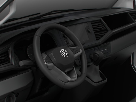 VW Transporter Van T6 L2H1 HQ Int 2020 3D Model