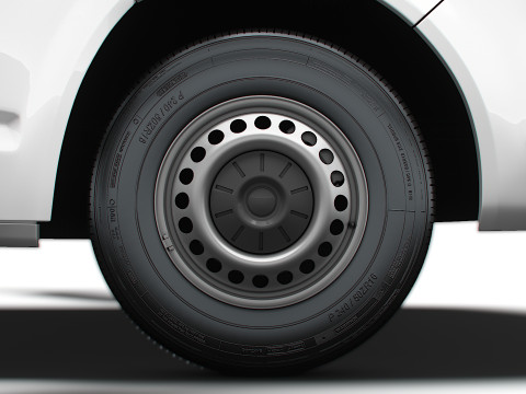 VW Transporter Van T6 L2H1 HQ Int 2020 3D Model
