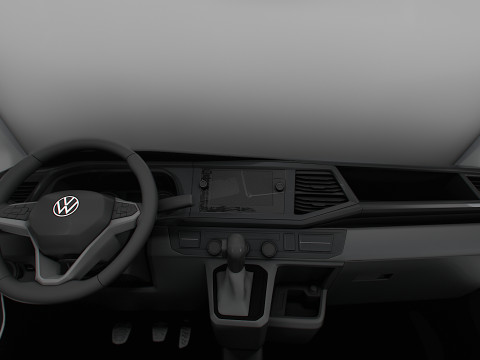 VW Transporter Van T6 L2H1 HQ Int 2020 3D Model