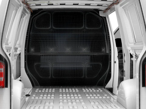 VW Transporter Van T6 L2H1 HQ Int 2020 3D Model