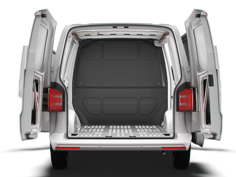 VW Transporter Van T61 L1H1 HQ Int 2020 3D Model