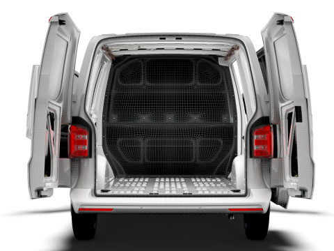 VW Transporter Van T61 L1H1 HQ Int 2020 3D Model