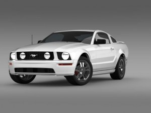 ford mustang gt 2005 3D-Modell