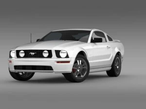 ford mustang gt 2005 3D Model
