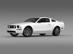ford mustang gt 2005 3D Model