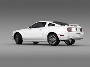 ford mustang gt 2005 3D-Modell