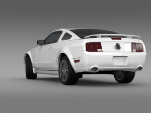 ford mustang gt 2005 3D-Modell
