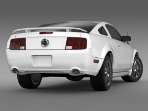 ford mustang gt 2005 3D Model