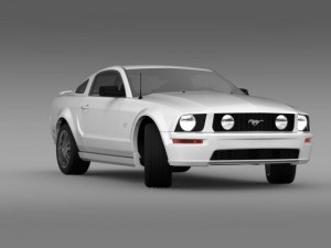 ford mustang gt 2005 3D-Modell