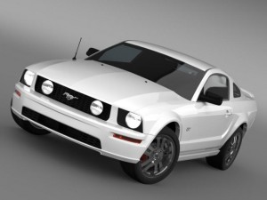 ford mustang gt 2005 3D-Modell