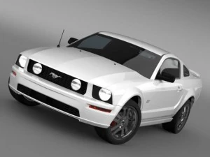 ford mustang gt 2005 3D Model