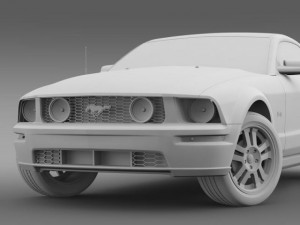 ford mustang gt 2005 3D-Modell