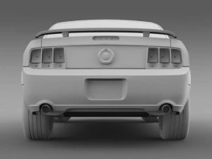ford mustang gt 2005 3D Model