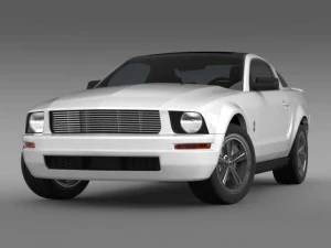 ford mustang wip 2009 Model 3D