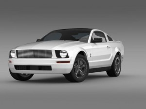 ford mustang wip 2009 Model 3D