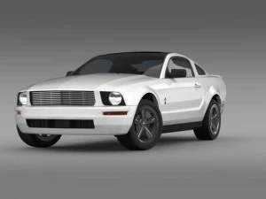 ford mustang wip 2009 3D Model