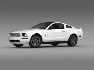 ford mustang wip 2009 Model 3D