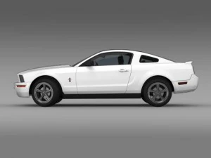ford mustang wip 2009 3D Model
