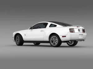 ford mustang wip 2009 3D Model