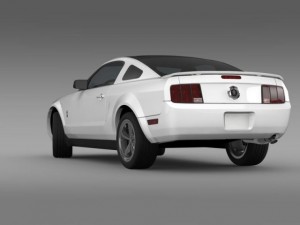 ford mustang wip 2009 Model 3D