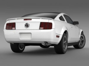 ford mustang wip 2009 Model 3D
