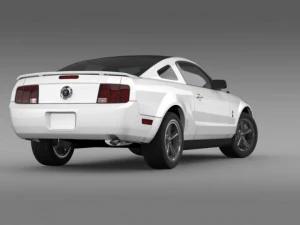 ford mustang wip 2009 3D Model