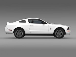ford mustang wip 2009 Model 3D