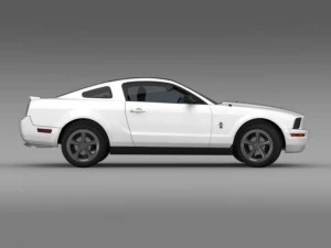 ford mustang wip 2009 3D Model