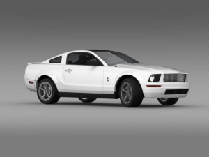 ford mustang wip 2009 Model 3D