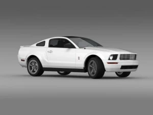 ford mustang wip 2009 3D Model