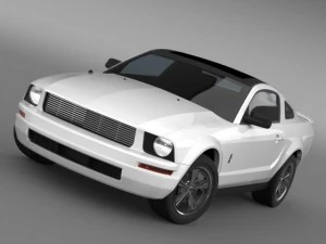 ford mustang wip 2009 3D Model