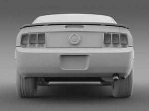 ford mustang wip 2009 Model 3D