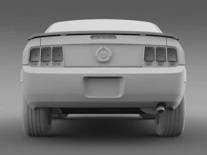 ford mustang wip 2009 3D Model